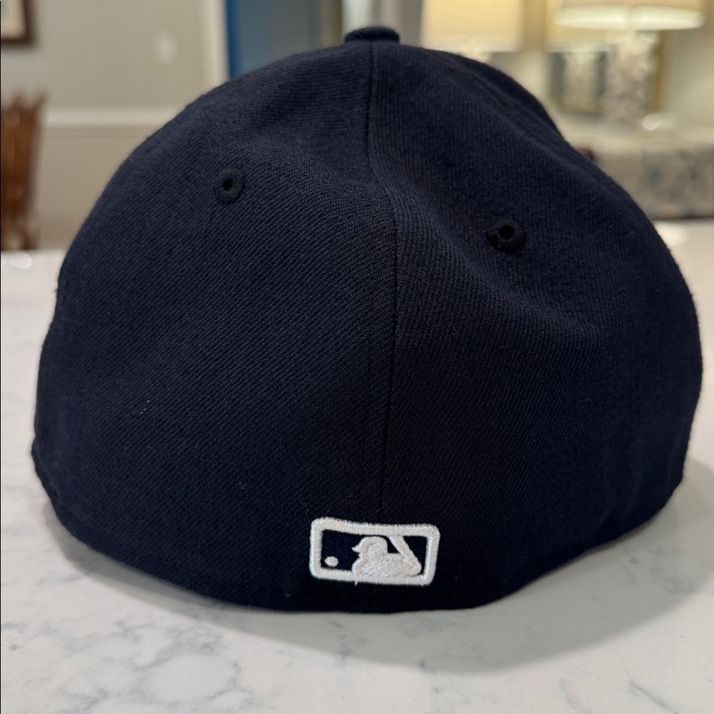 NEW ERA DETROIT TIGERS Navy Fitted Cap White Detroit D Logo Low Profile 7 1/2 - Picture 5 of 11